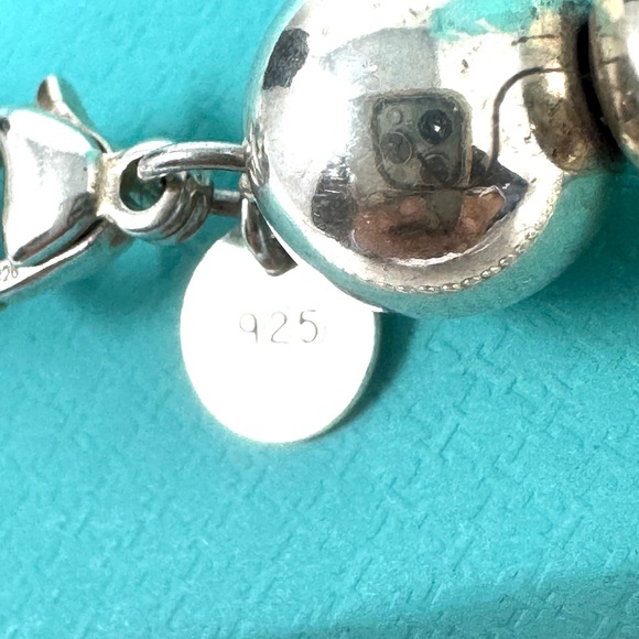 Authentic Tiffany & Co.10mm Ball Beaded Necklace. - Picture 4 of 15